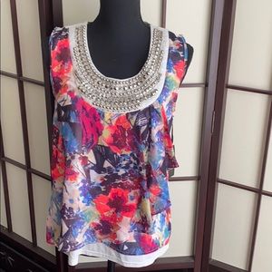 Top with detail front. New with tag